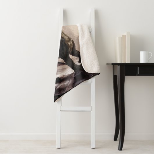 Couverture Sherpa Dragon Dans La Grotte (En situation)