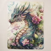 Couverture Sherpa Dragon de Fantaisie Enchanté (Devant)