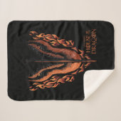 Couverture Sherpa Dragon en flammes derrière l'épée (Devant (Horizontal))