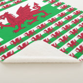 Couverture Sherpa Dragon gallois ~ Drapeau du Pays de Galles (3/4)