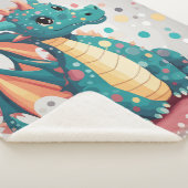 Couverture Sherpa Dragon mignon (3/4)