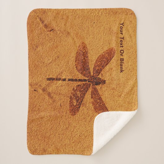 Couverture Sherpa Dragonfly fossile (Devant)