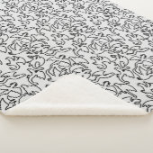 Couverture Sherpa Dragons noirs motif contour.b L Gray BG (3/4)