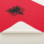 Couverture Sherpa Drapeau albanais (3/4)