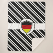 Couverture Sherpa Drapeau allemand (Devant)
