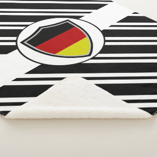 Couverture Sherpa Drapeau allemand
