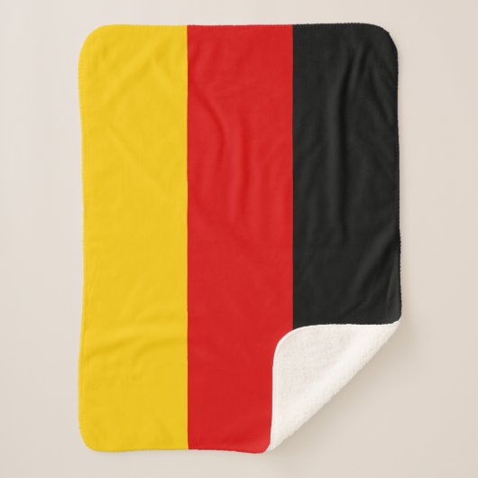 Couverture Sherpa Drapeau allemand (Devant)