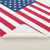 Couverture Sherpa Drapeau américain - États-Unis d'Amérique - Patrio (3/4)