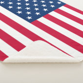 Couverture Sherpa Drapeau américain Sherpa Blanket (3/4)