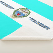 Couverture Sherpa Drapeau argentin (3/4)