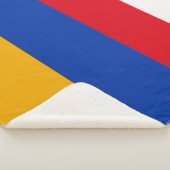 Couverture Sherpa Drapeau arménien (3/4)