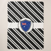 Couverture Sherpa Drapeau australien (Devant)
