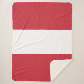 Couverture Sherpa Drapeau autrichien (Devant)