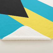 Couverture Sherpa Drapeau bahamien (3/4)