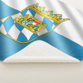 Couverture Sherpa Drapeau bavarois (3/4)