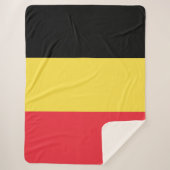 Couverture Sherpa Drapeau belge (Devant)