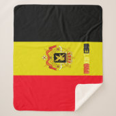 Couverture Sherpa Drapeau belge (Devant)