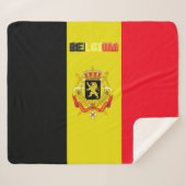 Couverture Sherpa Drapeau belge (Devant (Horizontal))