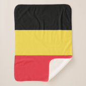 Couverture Sherpa Drapeau belge patriotique (Devant)