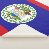 Couverture Sherpa Drapeau bélizien (3/4)