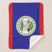 Couverture Sherpa Drapeau bélizien (Devant)