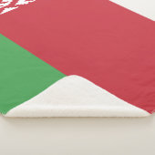Couverture Sherpa Drapeau biélorusse patriotique Sherpa Blanket (3/4)