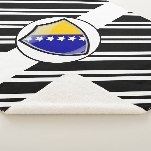 Couverture Sherpa Drapeau bosnien (3/4)