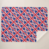 Couverture Sherpa Drapeau britannique (Devant (Horizontal))