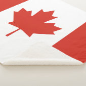 Couverture Sherpa Drapeau canadien (Feuille d'érable) (Canada) (3/4)