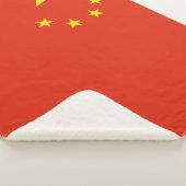Couverture Sherpa Drapeau chinois (Chine) Sherpa Blanket (3/4)
