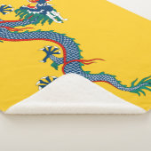 Couverture Sherpa Drapeau chinois de dynastie Qing (dragon chinois)  (3/4)