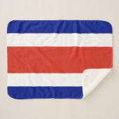 Couverture Sherpa Drapeau civil du Costa Rica (Devant (Horizontal))