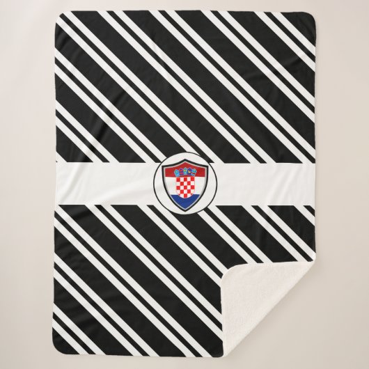 Couverture Sherpa Drapeau croate (Devant)