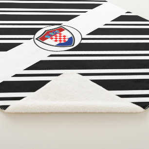Couverture Sherpa Drapeau croate