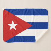 Couverture Sherpa Drapeau Cuba (Devant (Horizontal))