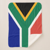 Couverture Sherpa Drapeau d'Afrique du Sud (Devant)