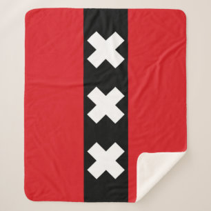 Couverture Sherpa Drapeau d'Amsterdam