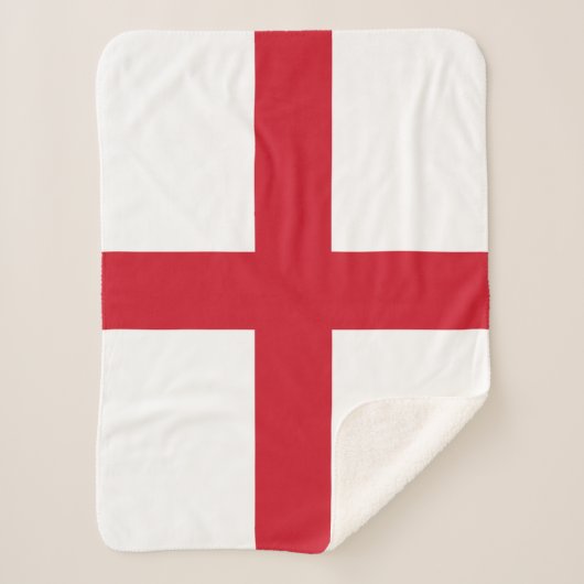 Couverture Sherpa Drapeau d'Angleterre (Devant)