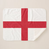 Couverture Sherpa Drapeau d'Angleterre (Devant (Horizontal))