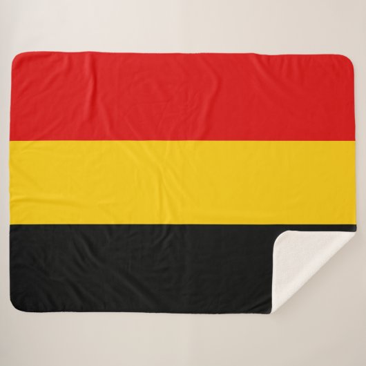 Couverture Sherpa Drapeau de Belgique (Devant (Horizontal))