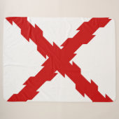 Couverture Sherpa Drapeau de Bourgogne (Devant (Horizontal))