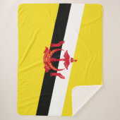 Couverture Sherpa Drapeau de Brunei (Devant)