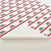 Couverture Sherpa Drapeau de Californie (3/4)