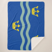 Couverture Sherpa Drapeau de Cambridgeshire (Comté d'Angleterre, Roy (Devant)