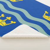 Couverture Sherpa Drapeau de Cambridgeshire (Comté d'Angleterre, Roy (3/4)