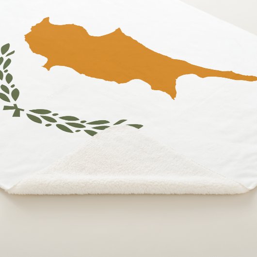 Couverture Sherpa Drapeau de Chypre (3/4)