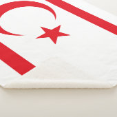 Couverture Sherpa Drapeau de Chypre du Nord (3/4)