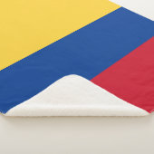 Couverture Sherpa Drapeau de Colombie (3/4)