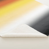 Couverture Sherpa Drapeau de fierté gay à gradient d'ours - Drapeau (3/4)