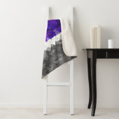 Couverture Sherpa Drapeau de fierté Greygender Boho Géométrique Mod (En situation)